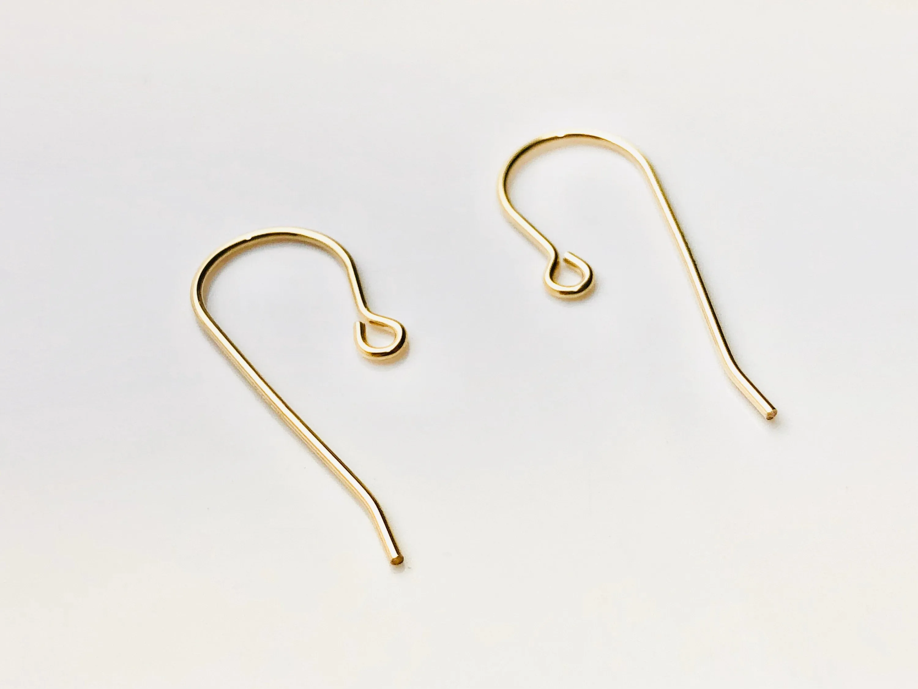 Beautiful 14KGF ear wire with loop , 14K gold filled , sku#438C(029)