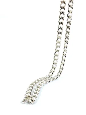 Beautiful 20” 9mm Sterling Silver Curb Chain, Sku: SM93LC-20