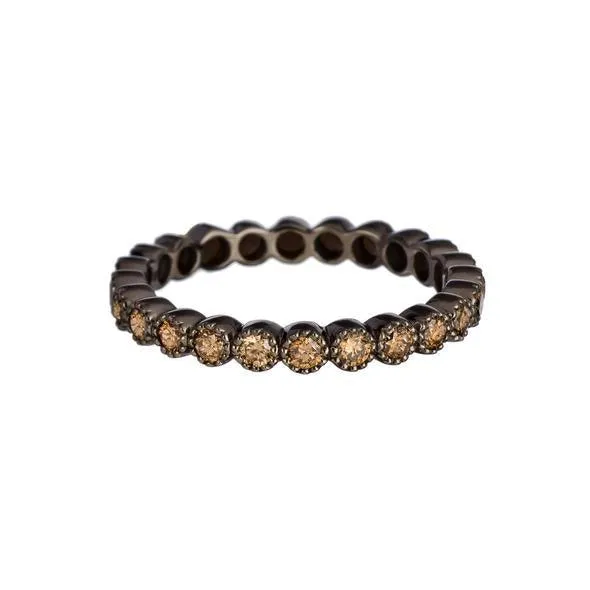 Bezel Champagne Diamond Band