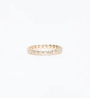 Bezel Set Eternity Band
