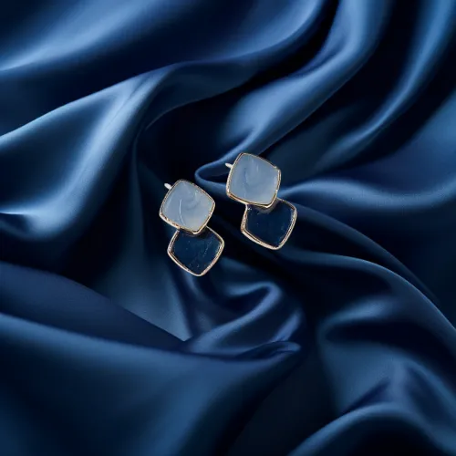 Blue Everyday Drop Earrings
