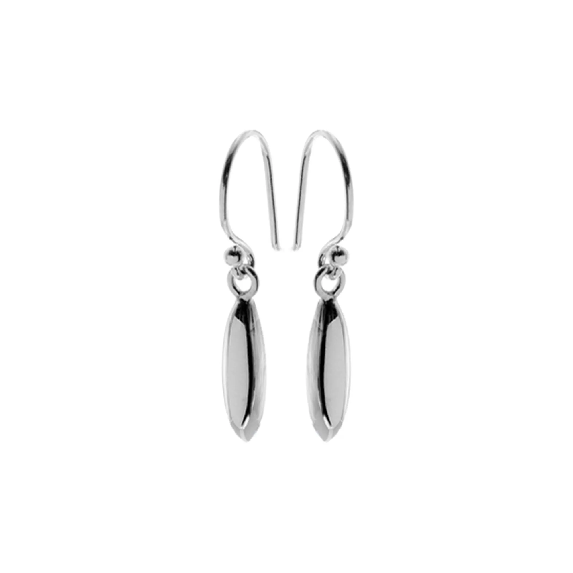 Bria simple ellipse earrings