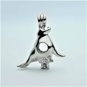 Cage Pendant for 5mm to 7.5mm Loose Pearl Seal (CP84)