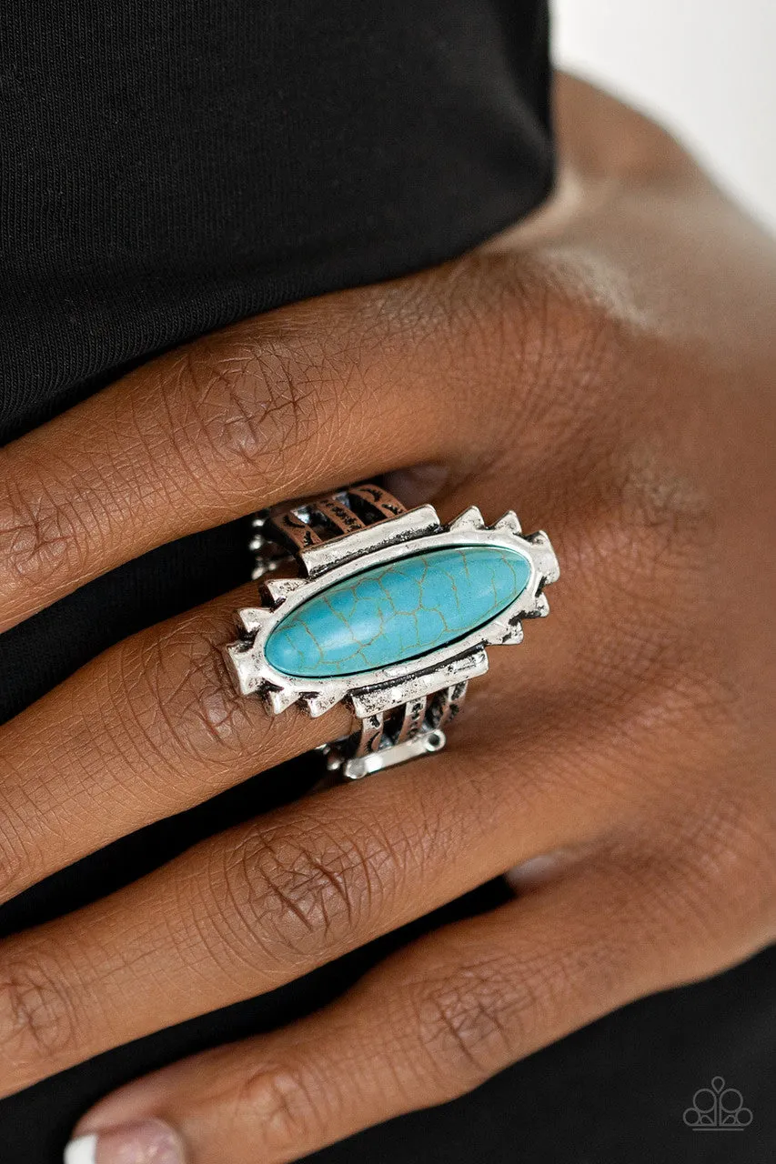Canyon Colada Blue Paparazzi Ring