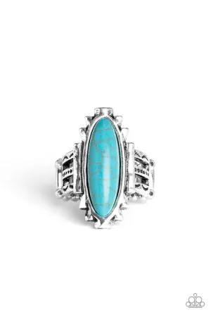Canyon Colada Blue Paparazzi Ring