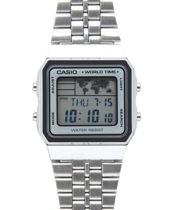 Casio Alarm World Time Digital A500WA-7DF Men's Watch