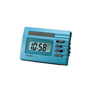 Casio DQ-541D-2R Blue Digital Alarm Snooze Clock for Desk / Bed