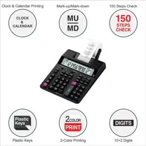 CASIO HR-150RC Printing Calculator  (12 Digit)