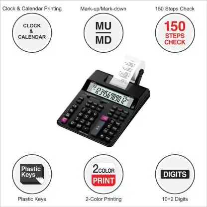 CASIO HR-150RC Printing Calculator  (12 Digit)