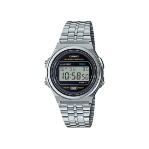 Casio Women's Digital A171WE-1ADF Stainless Steel Band Casual Watch