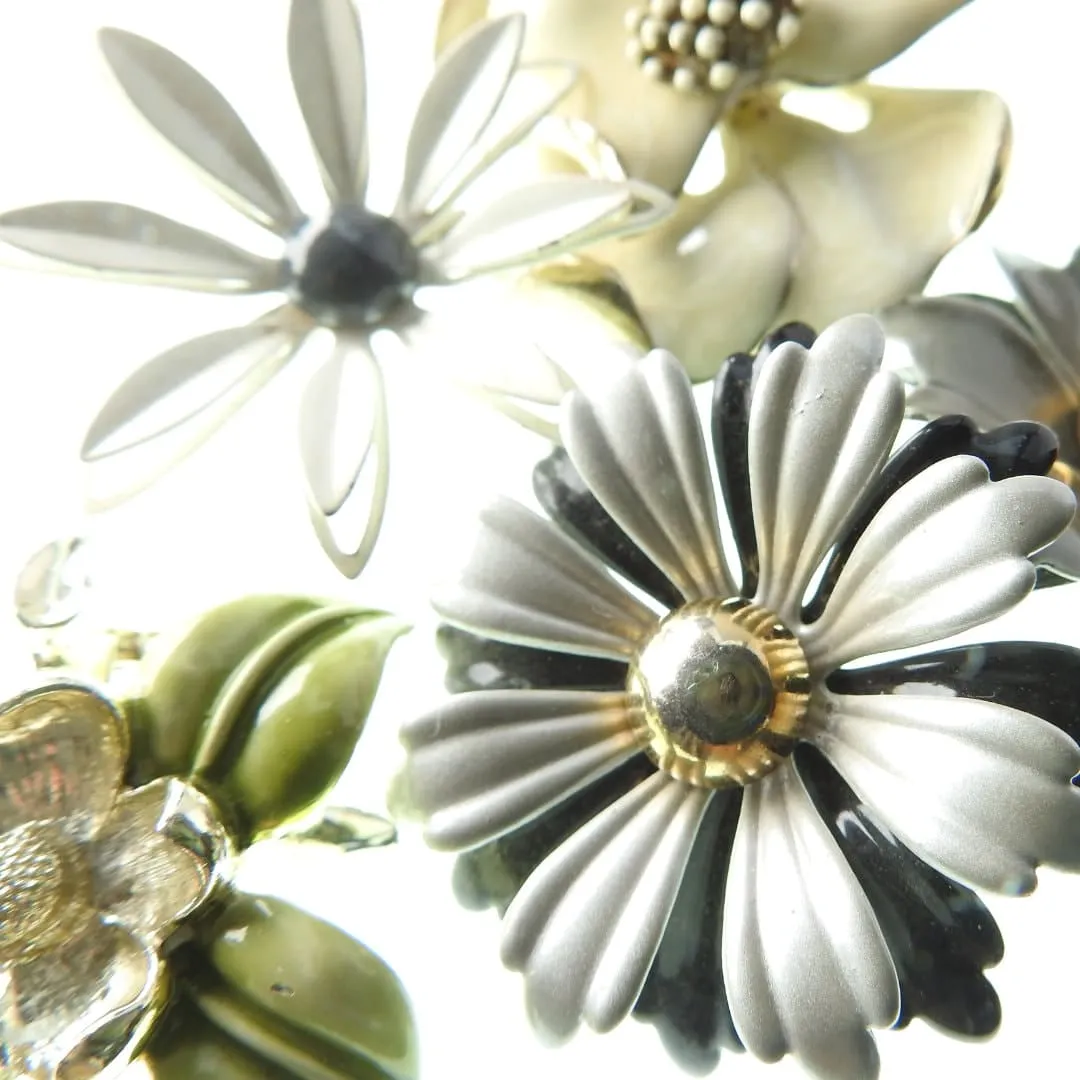 Charming Mid-Century Floral Brooches