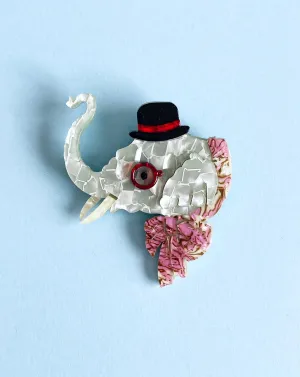 Circus Elephant Brooch
