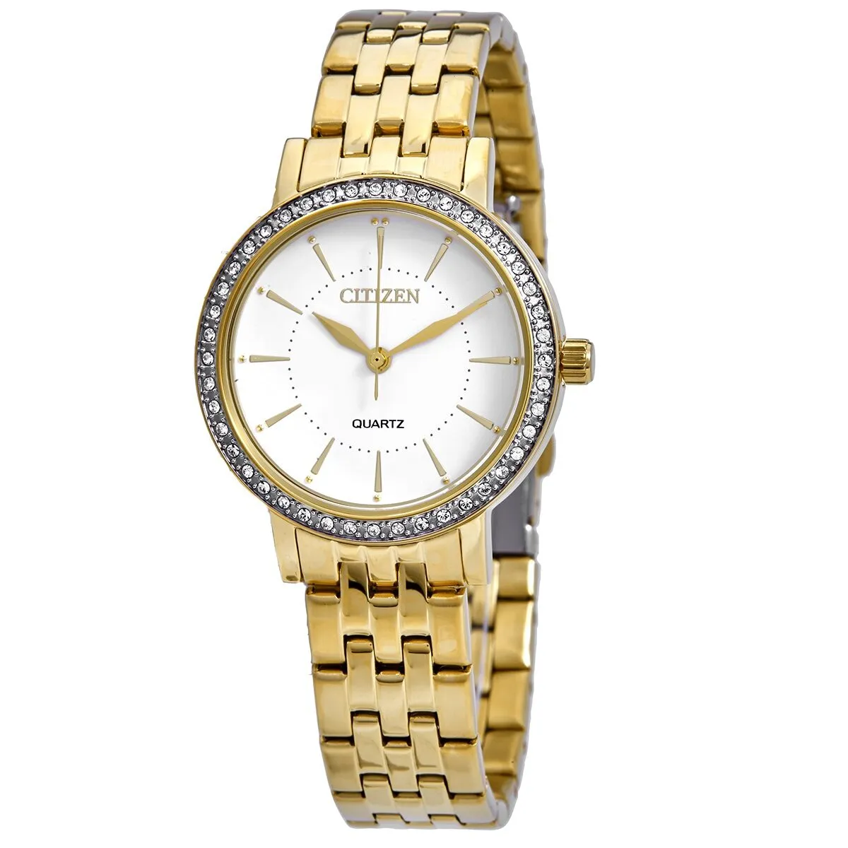 Citizen Quartz White Dial Ladies Watch EL3042-84A