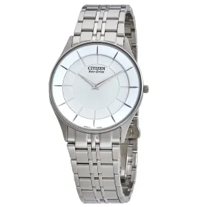 Citizen Stiletto Eco-Drive White Dial Men's Watch AR3010-65A