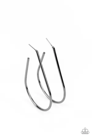 City Curves Black Paparazzi Earrings
