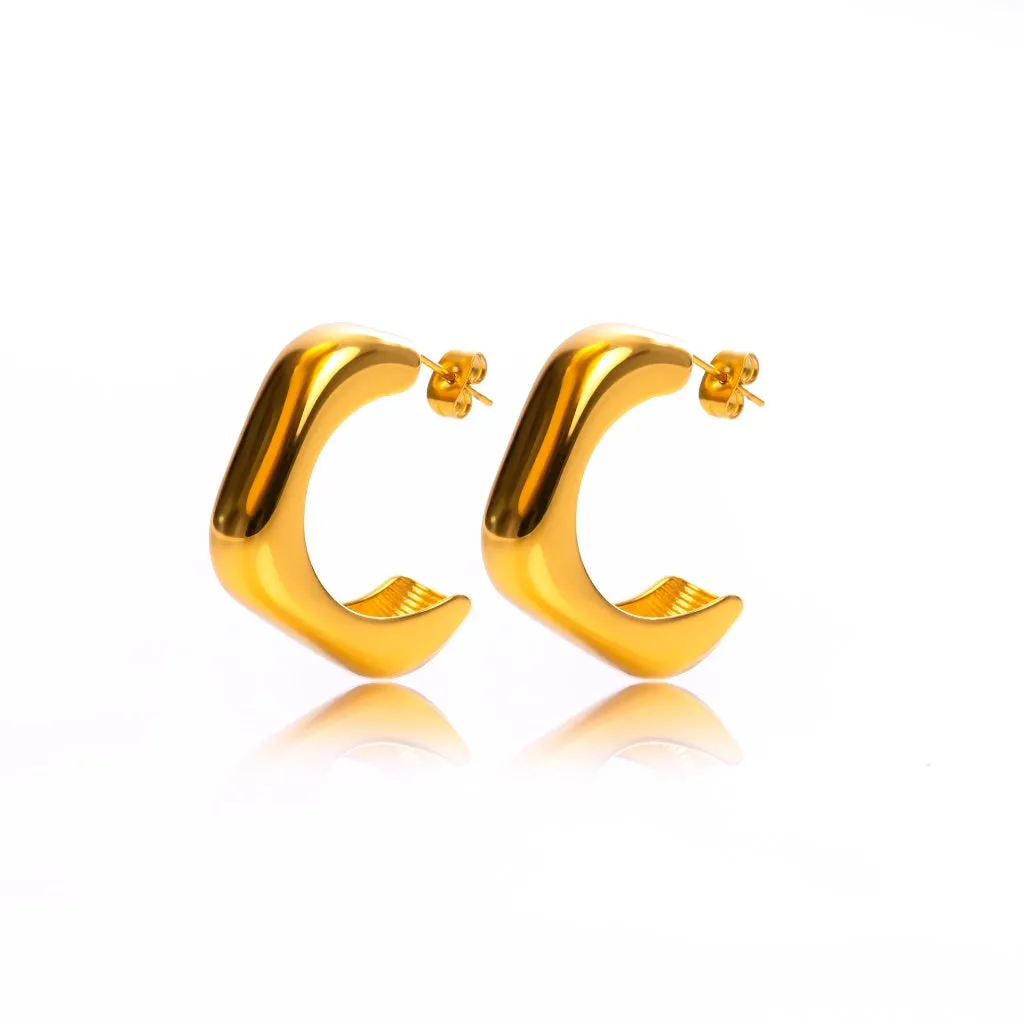CLOUDS HOOP EARRINGS