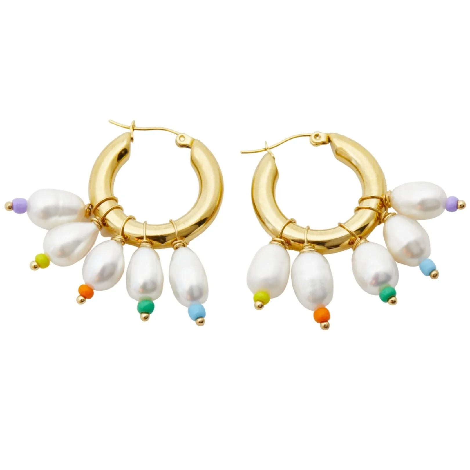 Color Pearl Earrings