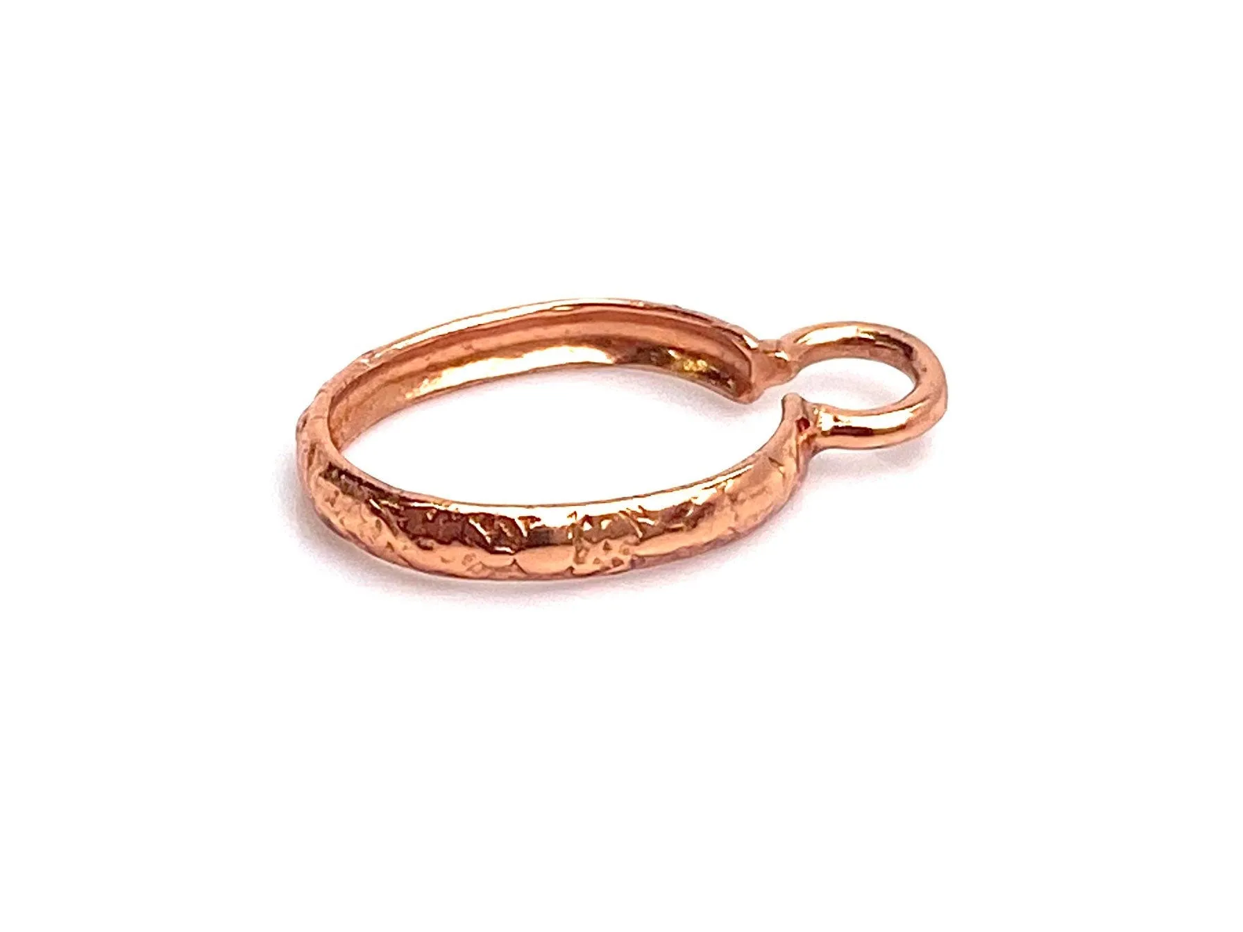 Copper Crimp Bezel Cap , Sku#CP9123