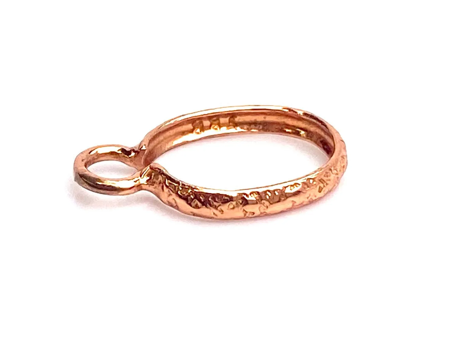 Copper Crimp Bezel Cap , Sku#CP9123