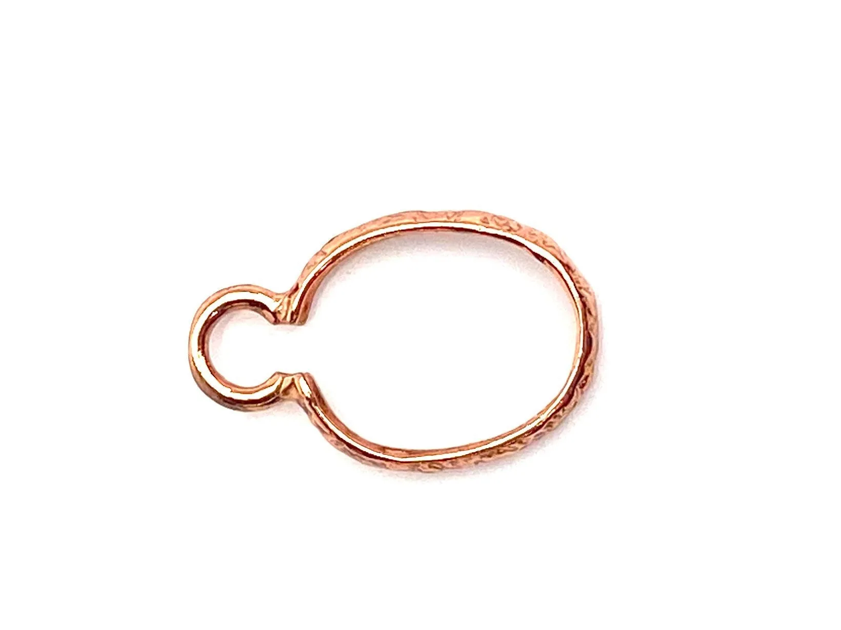 Copper Crimp Bezel Cap , Sku#CP9123