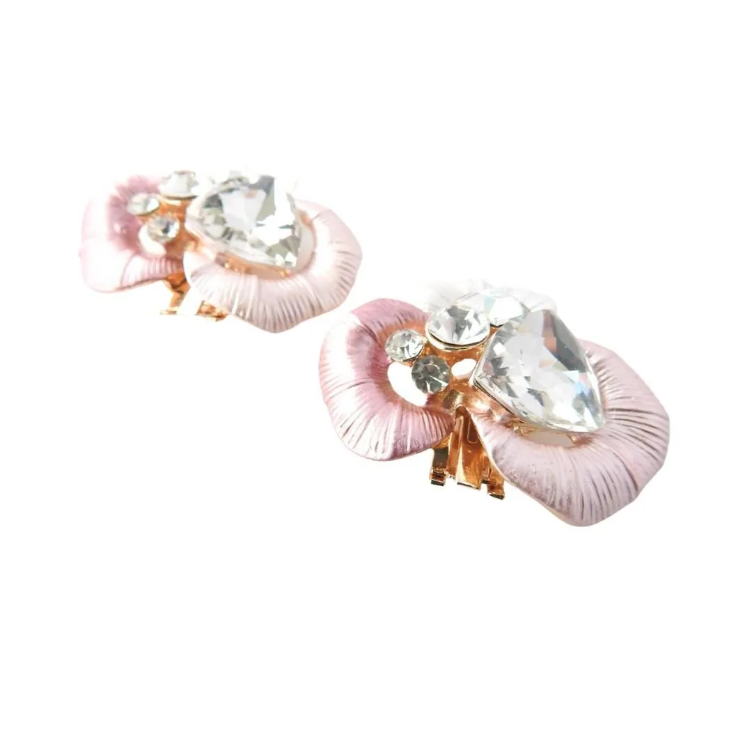 Crystal shoe clips