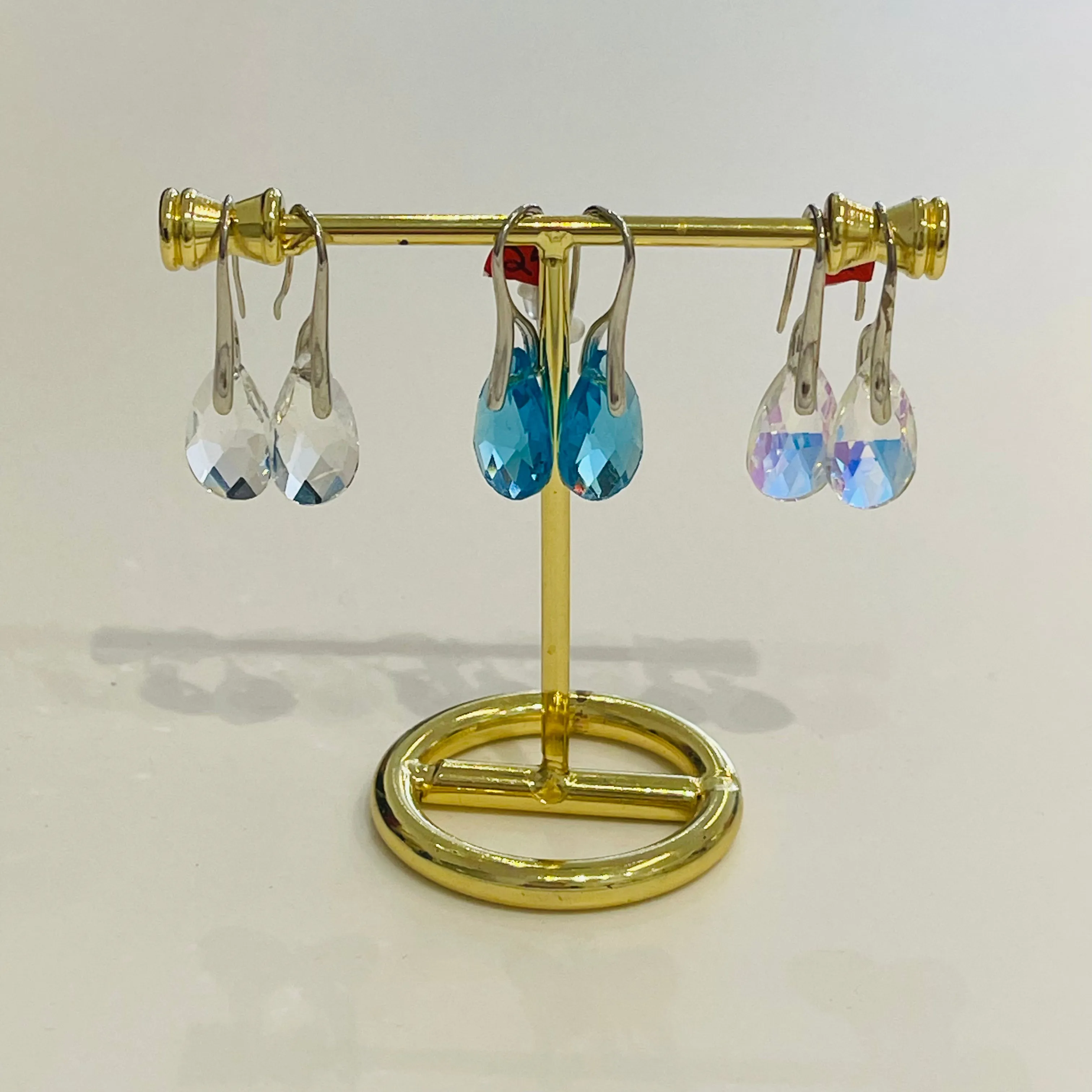 Crystal Tear Drop Earrings