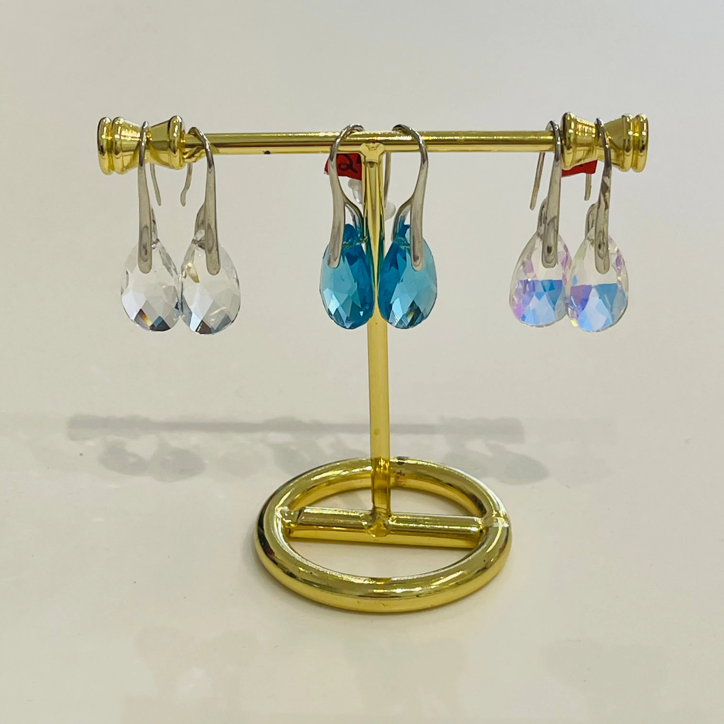 Crystal Tear Drop Earrings