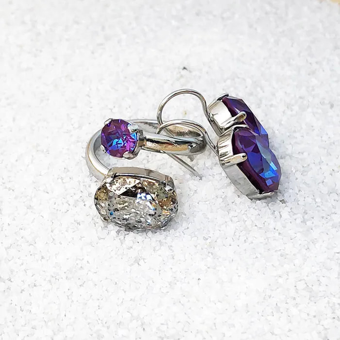 Delite Crystal Drop Earrings