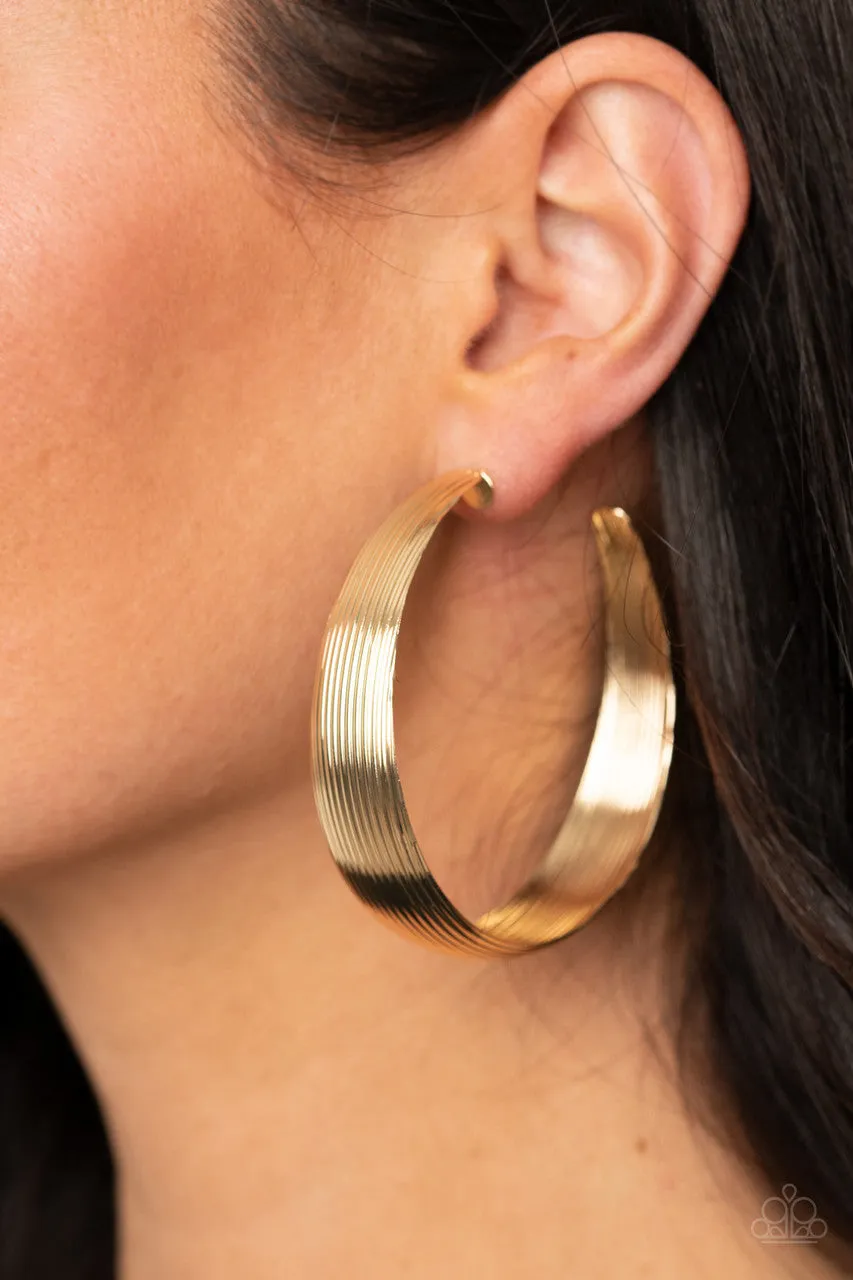 Desert Wanderings Gold Paparazzi Earrings