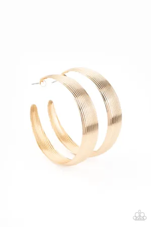 Desert Wanderings Gold Paparazzi Earrings
