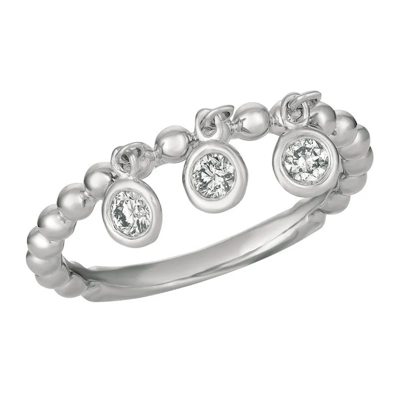 DIAMOND BEZEL SET RING 14K GOLD (0.5 CTW) 6