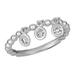 DIAMOND BEZEL SET RING 14K GOLD (0.5 CTW) 6