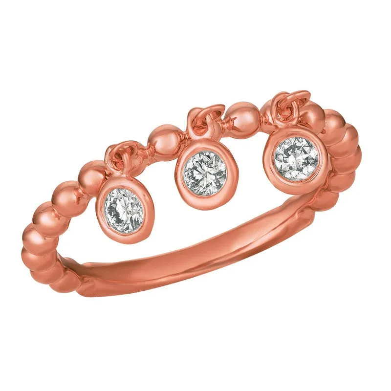 DIAMOND BEZEL SET RING 14K GOLD (0.5 CTW) 6