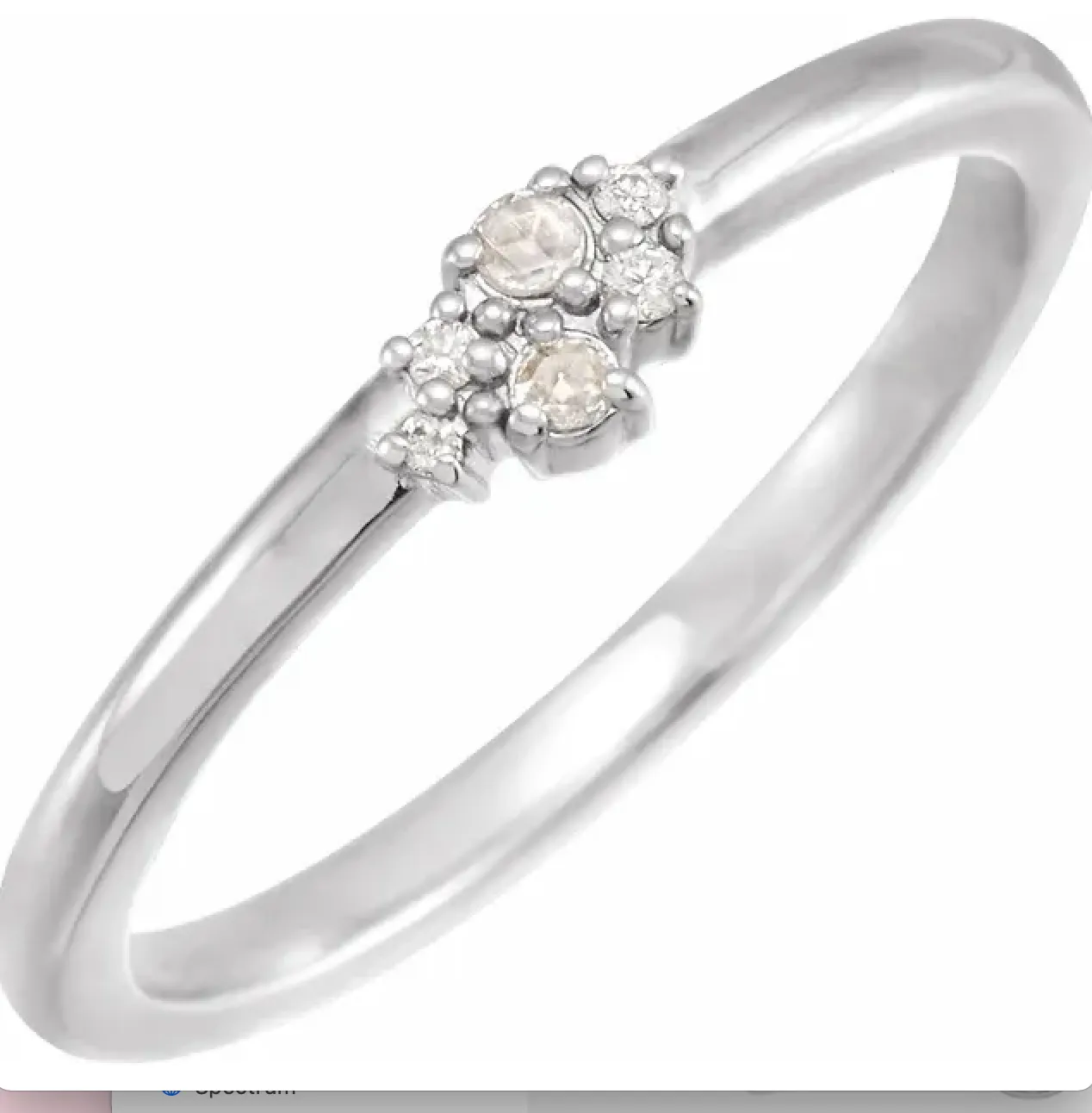 Diamond Cluster Ring