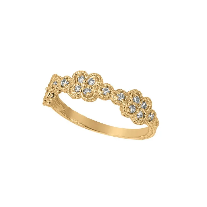 DIAMOND RING 14K GOLD (0.26 CTW) 1