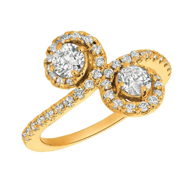 DIAMOND RING 14K GOLD (0.75 CTW) 15