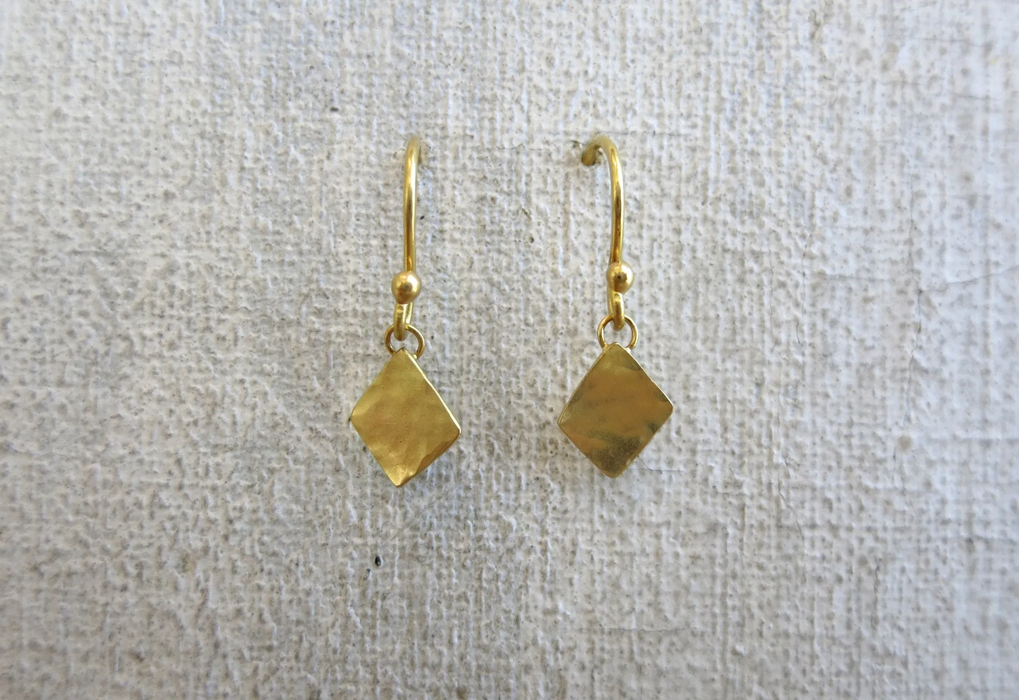 Diamond Shape Drop Earrings