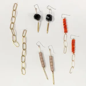 drop earrings, Caitlin Clary