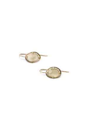 Drop Pink Sapphire Earrings