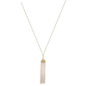 DSL Freshwater Pearl Tassel Necklace