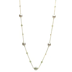 DSL South Sea Pearl & White Topaz Necklace