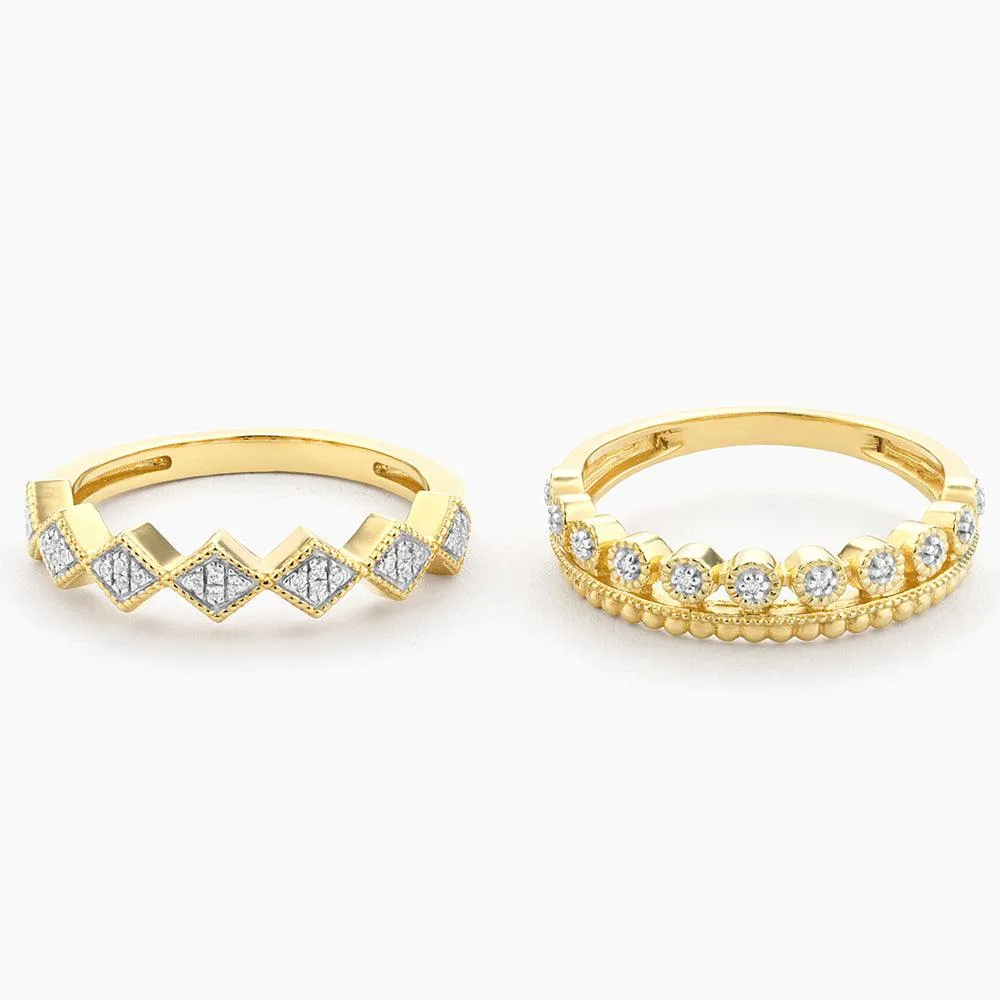Duo Stackable Ring