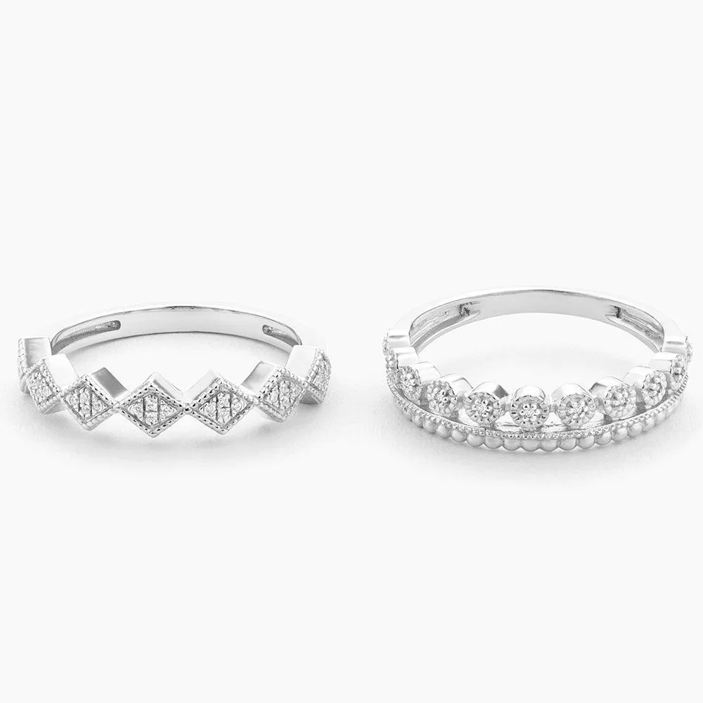 Duo Stackable Ring
