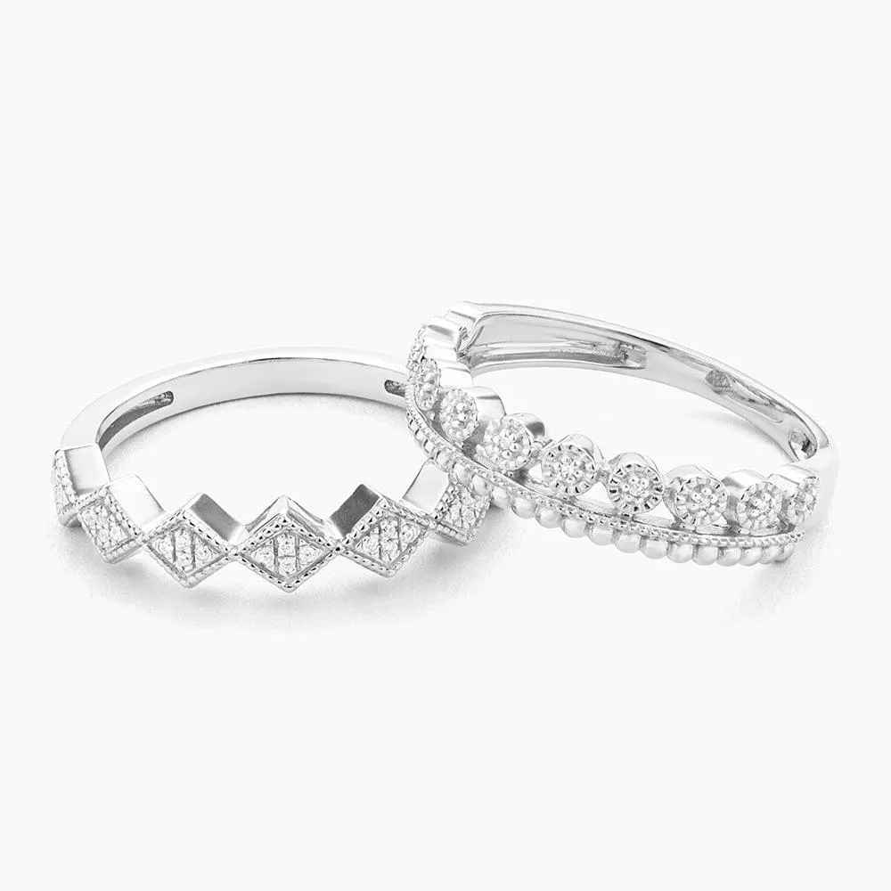 Duo Stackable Ring