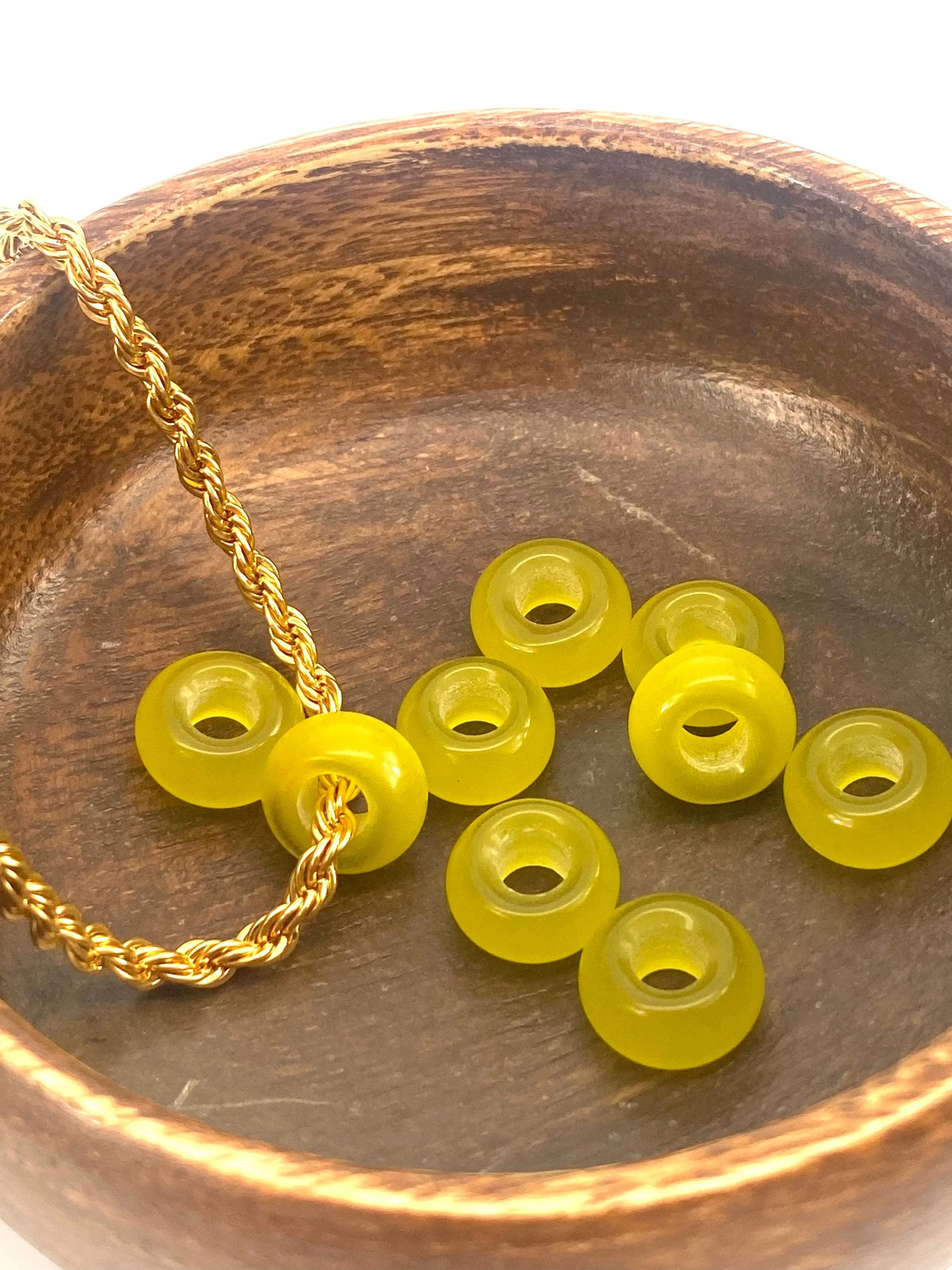 Dyed Donut Jade Beads, Sku#BG52