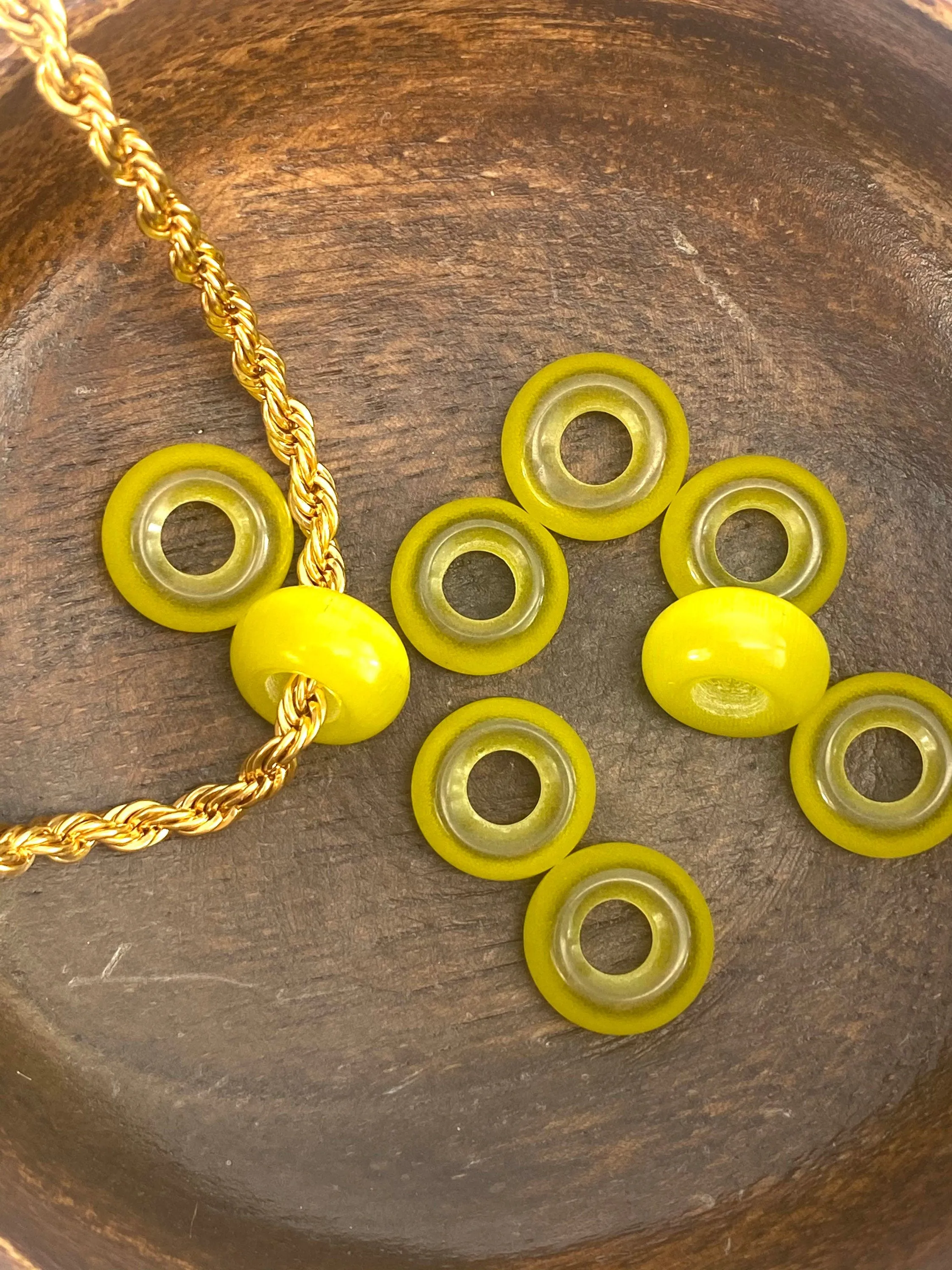 Dyed Donut Jade Beads, Sku#BG52