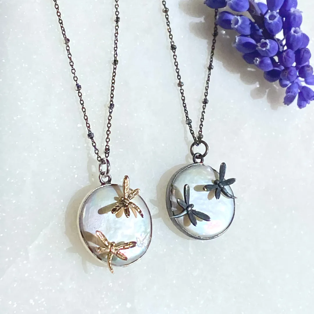 Ebony Jewelwing Necklace