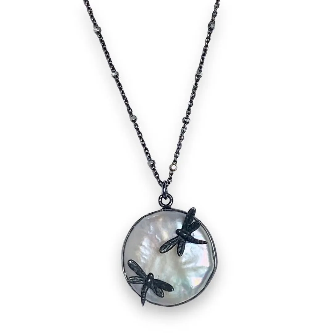 Ebony Jewelwing Necklace