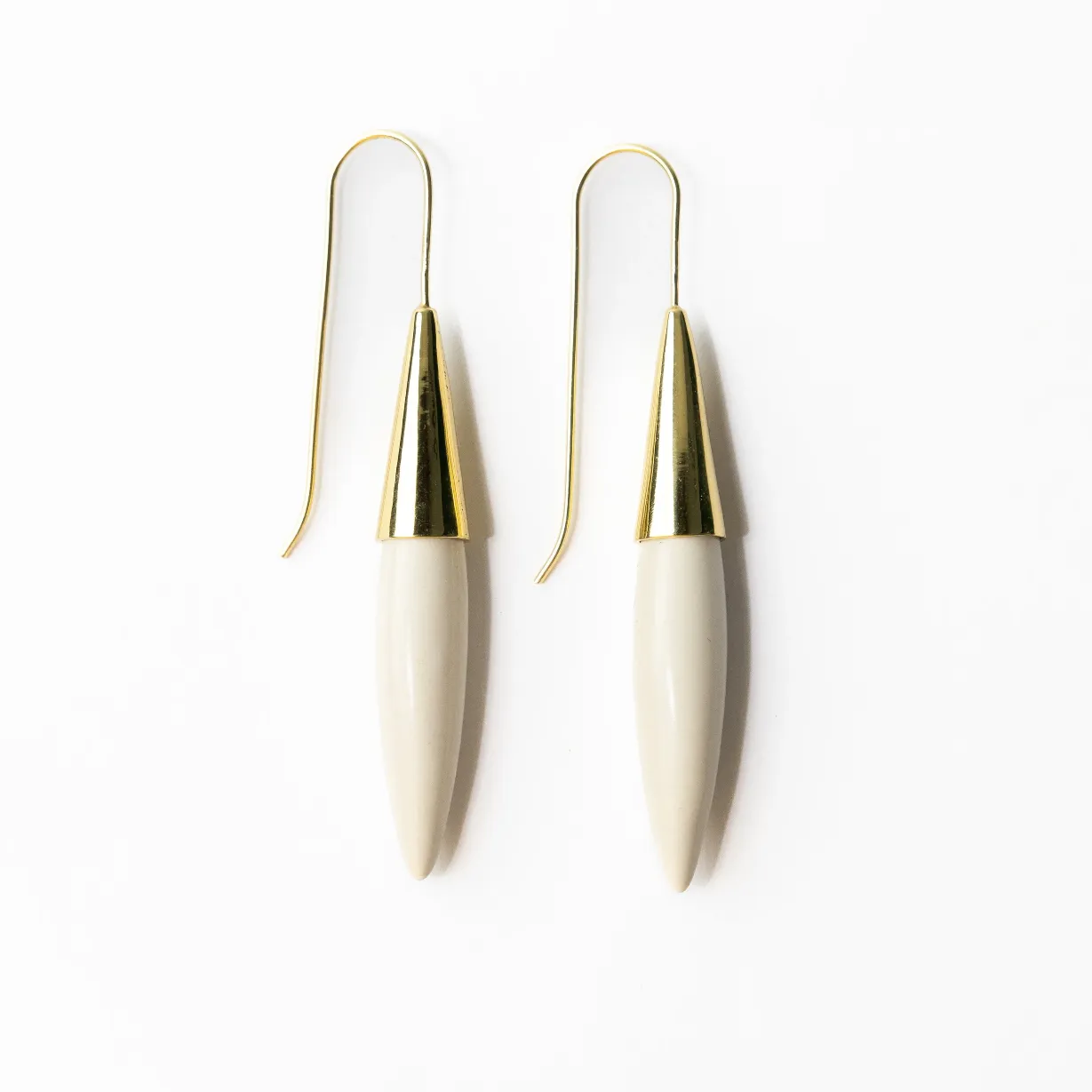 Elizabeth Ceramic Spike Earrings