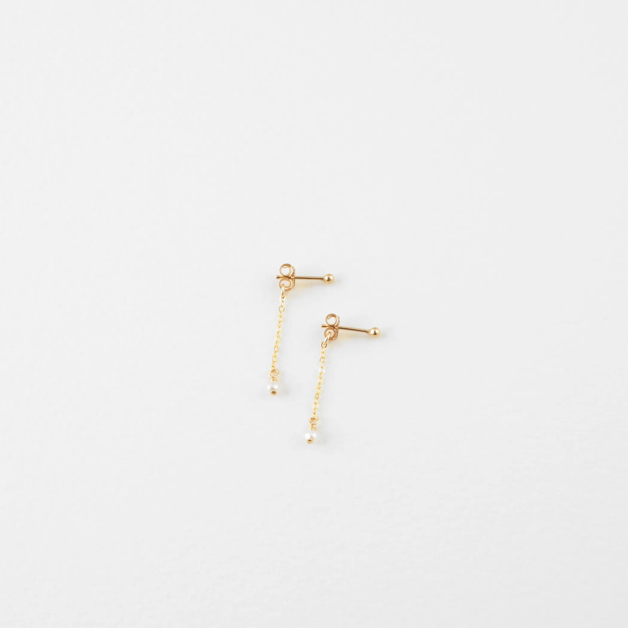 Ellis Pearl Chain Studs